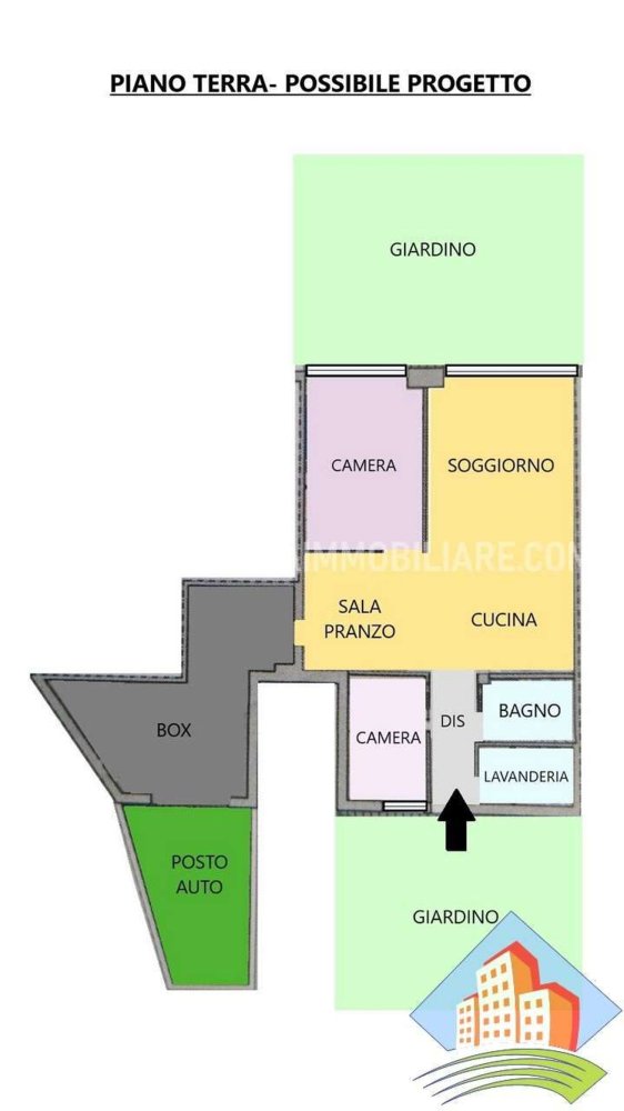 3 rooms Apartment in Sergnano, Italy No. 135146
