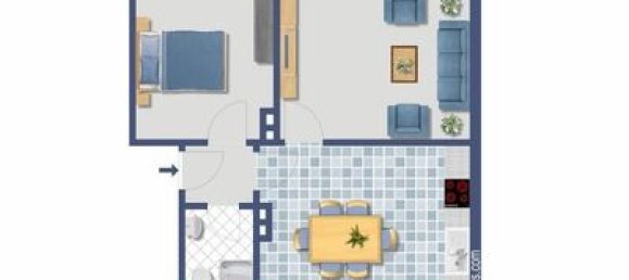 2غرفة شقة في Duisburg, Germany رقم 6112 2