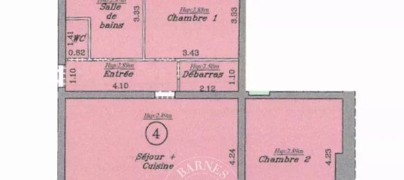 3-salle Appartement à Boulogne-Billancourt, France No. 178321 3