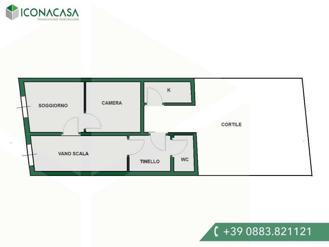 Apartamento de 3 habitaciónes en Andria, Italy No. 9242