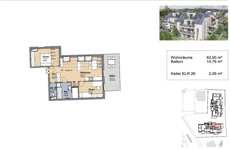 3 rooms Land in Vienna, Austria No. 241800