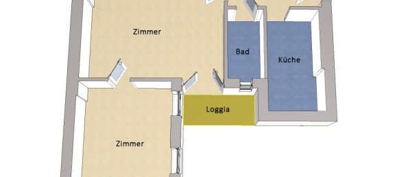 2 غرف نوم شقة في Niederschonhausen, Germany رقم 107011 4