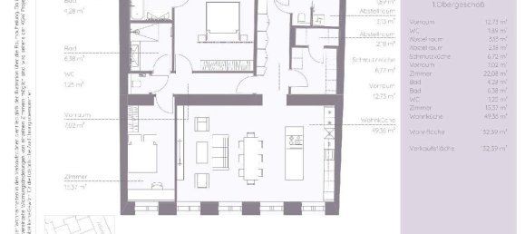 Квартира с 3 комнатами в Нойбау, Австрия № 135919 4