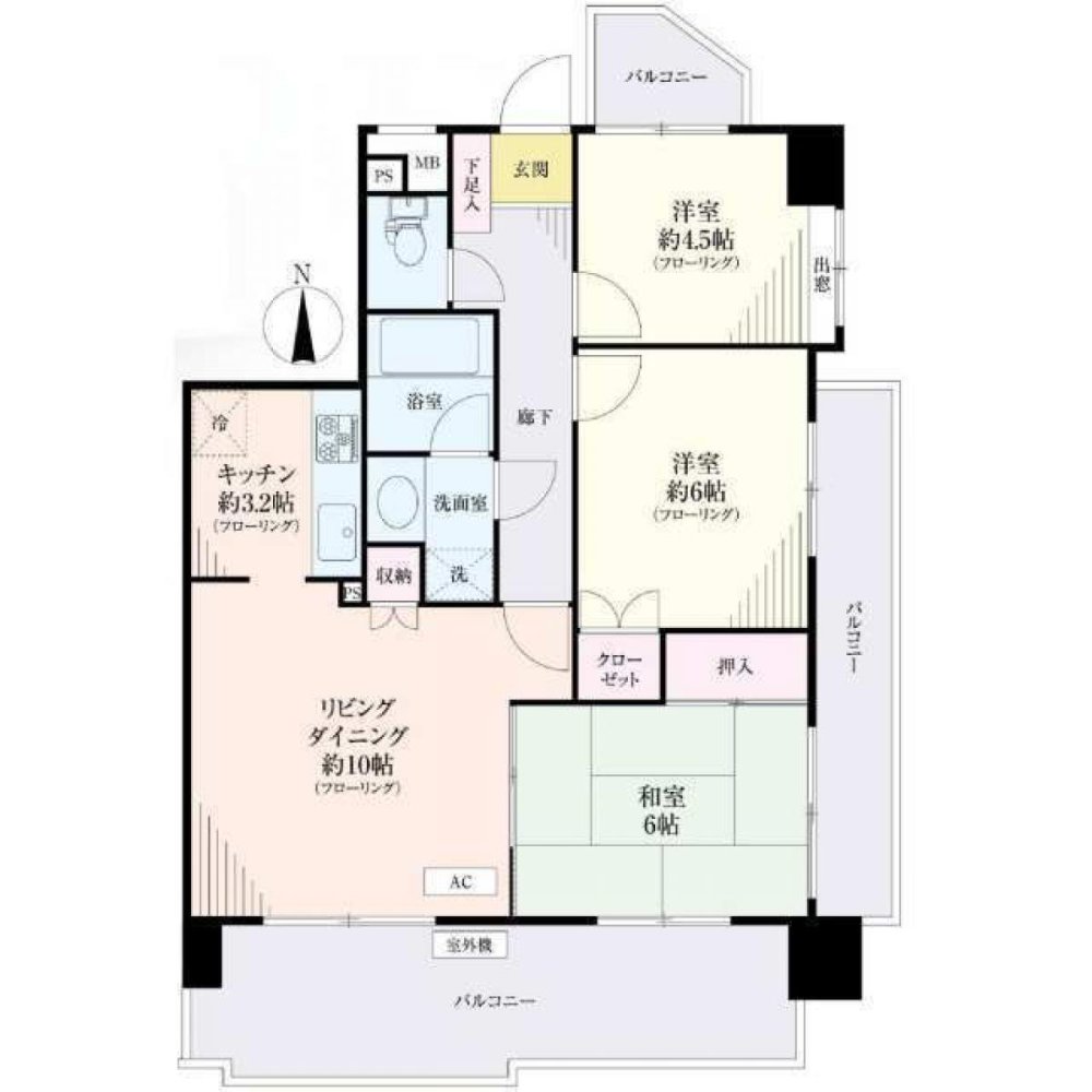 3 bedrooms Apartment in Chiba, Japan No. 1493