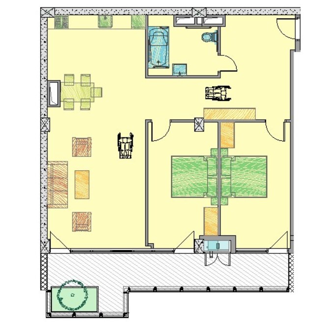 2 bedrooms Apartment in Tbilisi, Georgia No. 1234