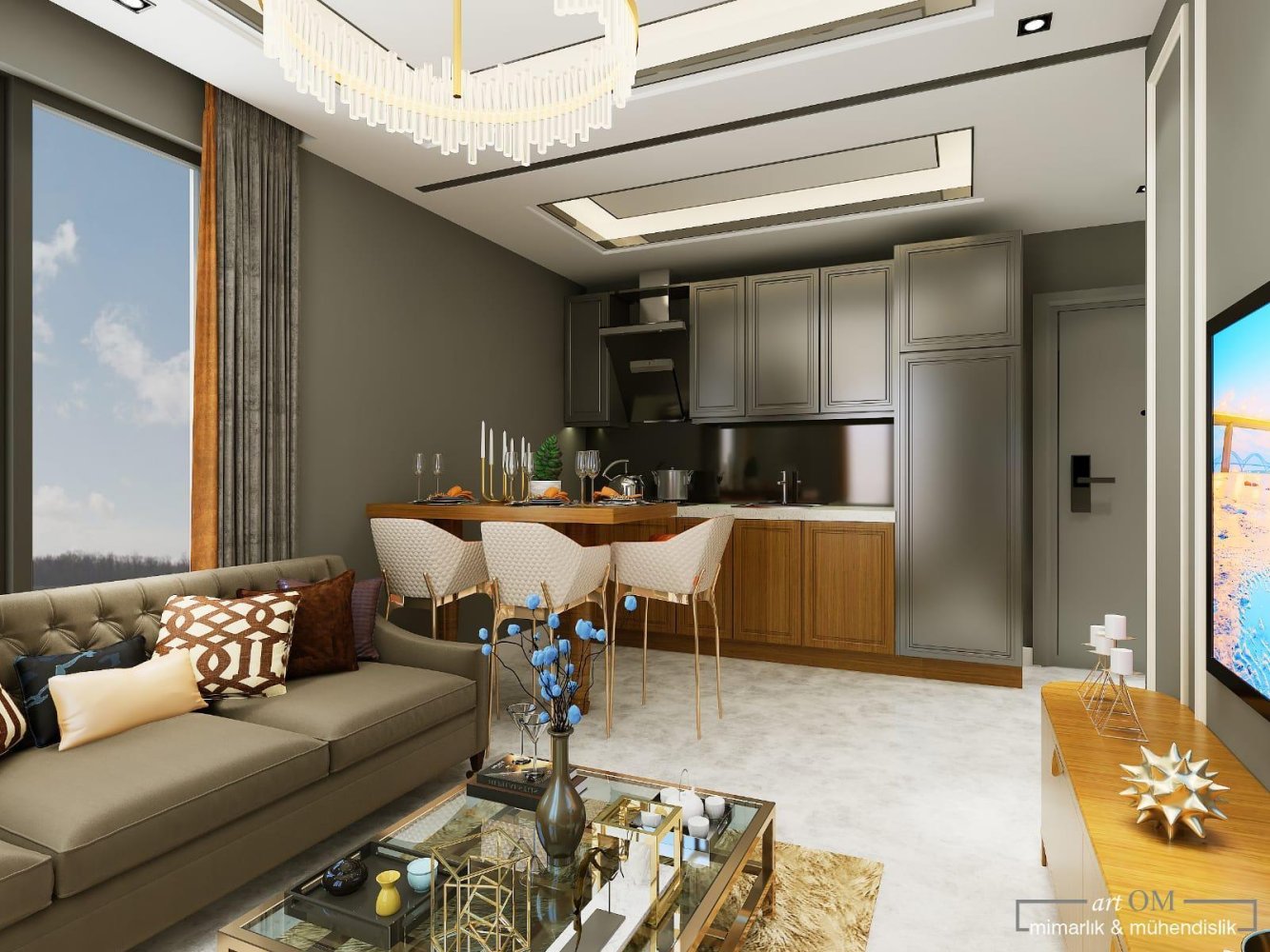 Apartment 1+1 in Alanya, Turkey No. 31972