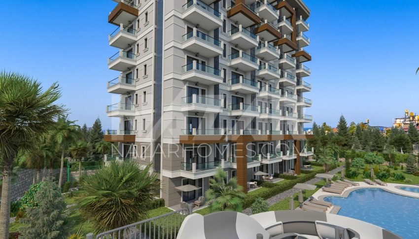 Apartment 1+1 in Alanya, Turkey No. 14437