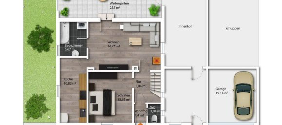 1 غرف نوم منزل في Dingolfing-Landau, Germany رقم 282146 2