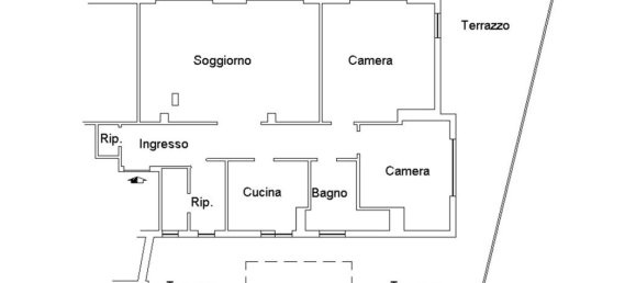 Ático de 3 habitaciónes en Sanremo, Italy No. 265724 25