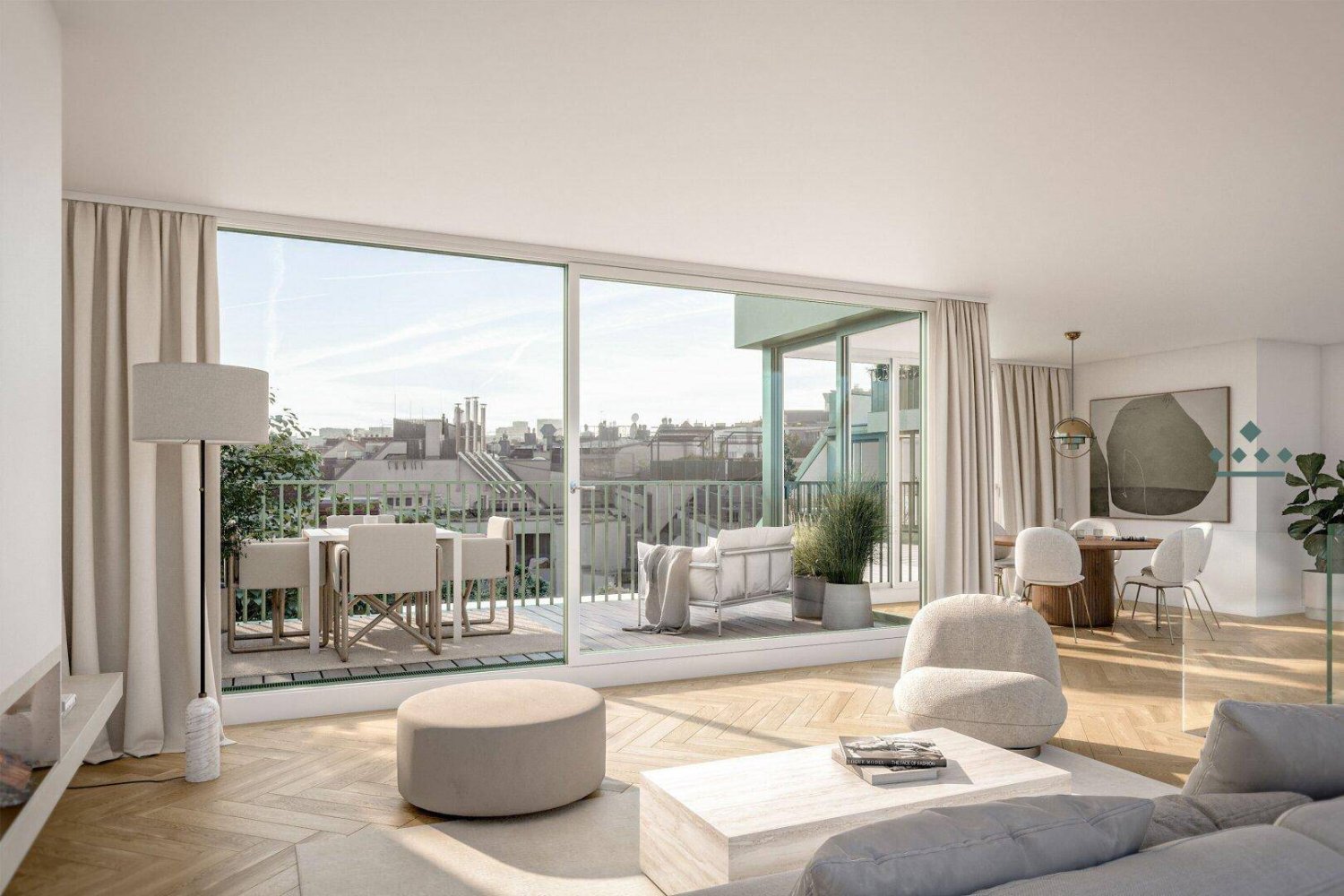 4-salle Penthouse à Vienna, Austria No. 10849