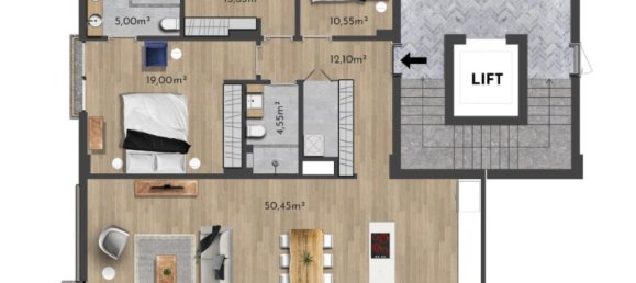 Apartamento de 3+1 en Side, Turkey No. 5843 14