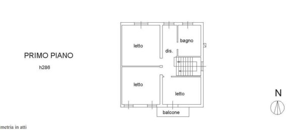 8 rooms Apartment in Melara, Italy No. 52424 3