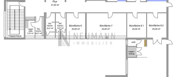 Здание с 21 комнатой в Оффенбах, Германия № 151038 25