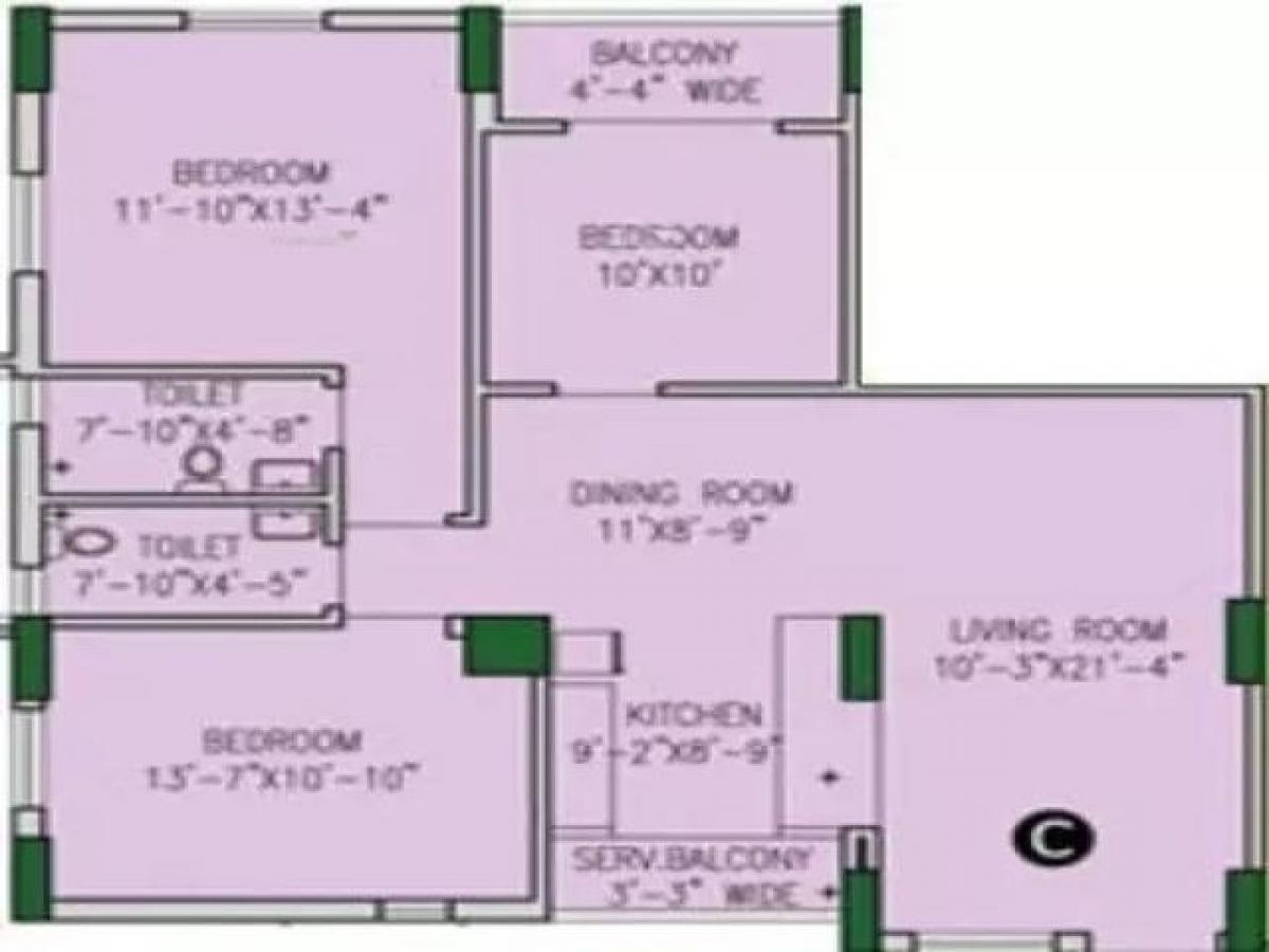 3 chambres Maison à Kolkata, India No. 43455
