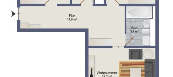 2 Schlafzimmer Wohnung in Dresden, Germany, Nr. 23795 3
