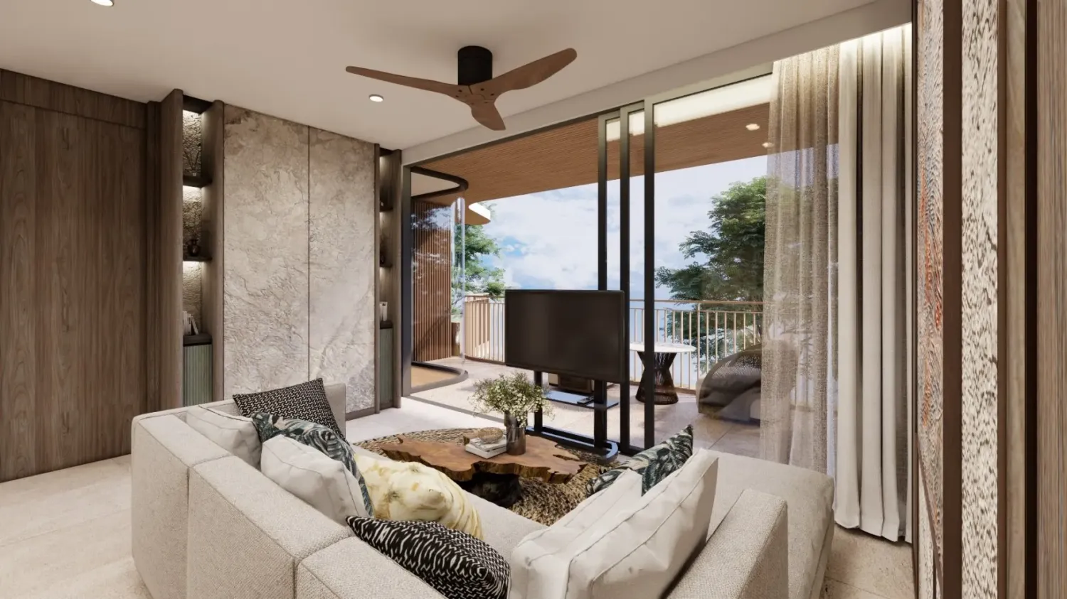 Apartamento com 1 quarto em condomínio em Bang Tao, Thailand N.º 80320