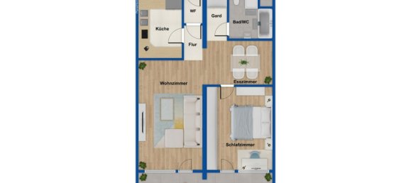 2 rooms Apartment in Kelheim, Germany No. 245475 4