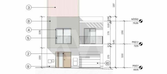 Grundstück in Quinta do Conde, Portugal 141m², Nr. 63402 16