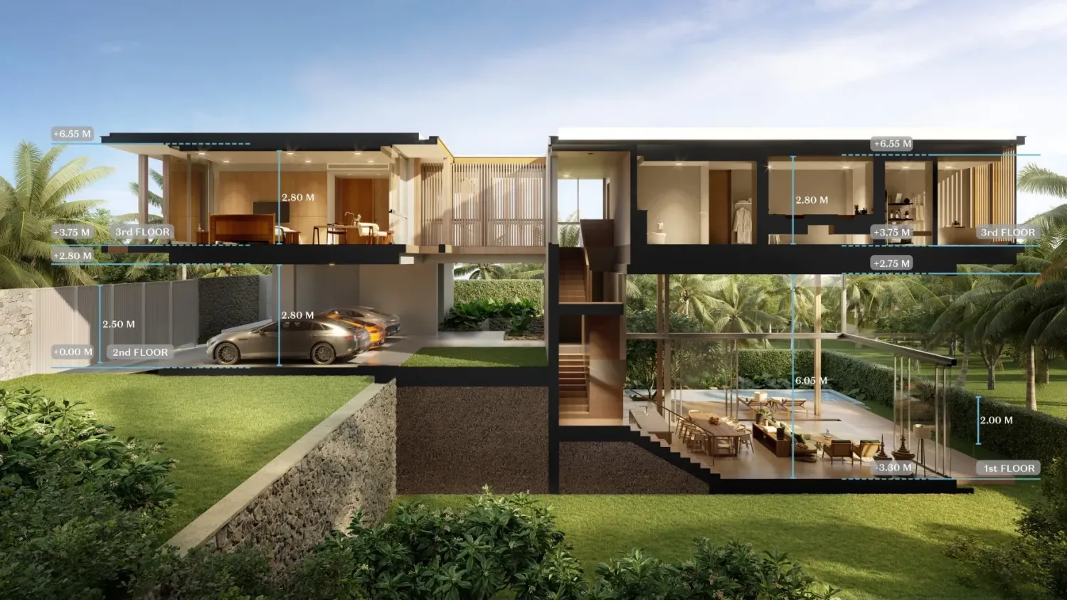 4 bedrooms House for sale in Layan Beach, Phuket, Southern Thailand, Thailand № 81041