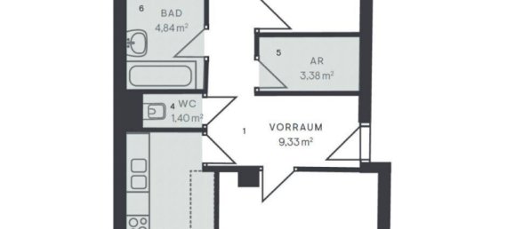 Apartamento T2 em Mariahilf, Austria N.º 147036 14
