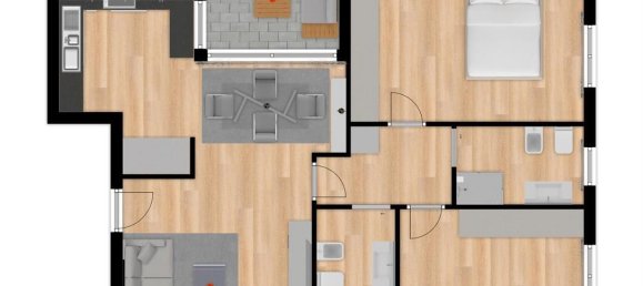 3غرفة شقة في Missaglia, Italy رقم 36660 24