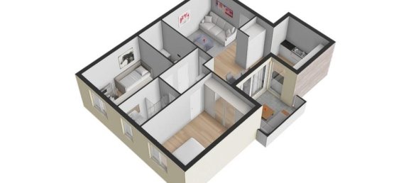 3غرفة شقة في Missaglia, Italy رقم 36660 22