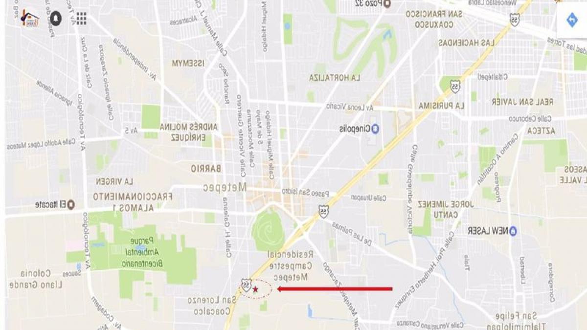  قطعة أرض في Mexico رقم 203831