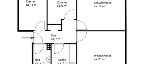 Apartamento de 4 divisões em Bremen, Germany N.º 288684 3