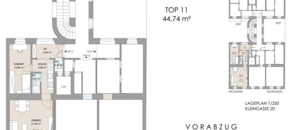 2غرفة شقة في Vienna, Austria رقم 250830 14