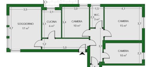 Apartamento de 5 divisões em Pontedera, Italy N.º 22780 37