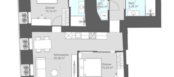 Apartamento de 2 dormitorios en Mariahilf, Austria No. 78913 5