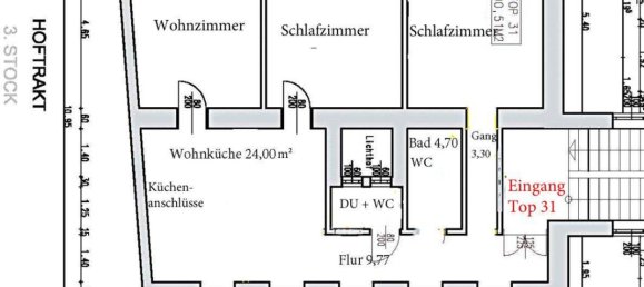 Apartamento de 4 divisões em Margareten, Austria N.º 225490 13