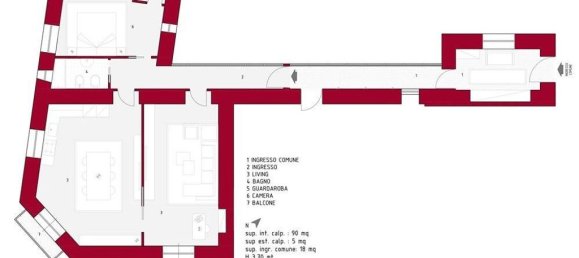 1 chambre Appartement à Naples, Italy No. 82626 14