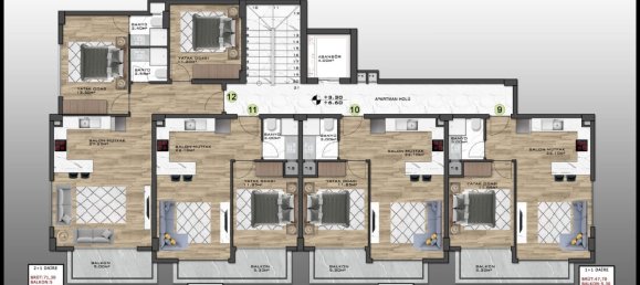 Wohnung 1+1 in Gazipasa, Turkey, Nr. 31395 30