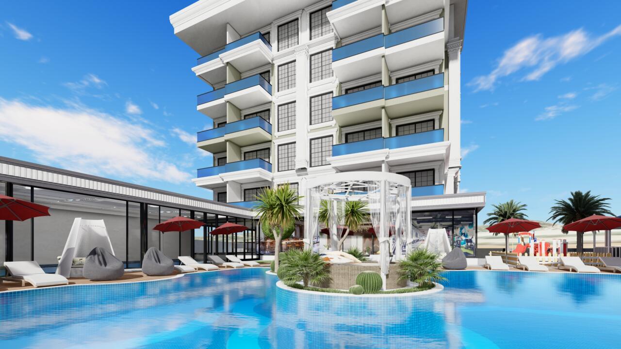 Apartamento de 1+1 en Alanya, Turkey No. 3703