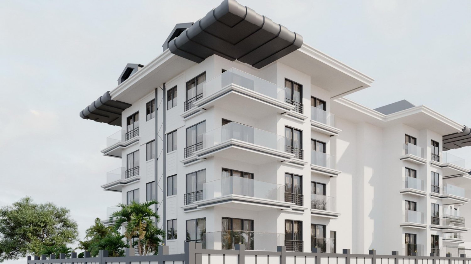 Apartment 4+1 in White House Payallar, Payallar, Turkey No. 39344