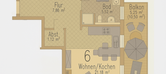 3 rooms Apartment in Vorpommern-Rugen, Germany No. 359917 27