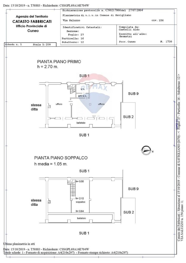 Edificio en Savigliano, Italy 1000 m² No. 213358