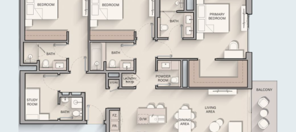 استوديو في Dubai Land, UAE رقم 121135 12