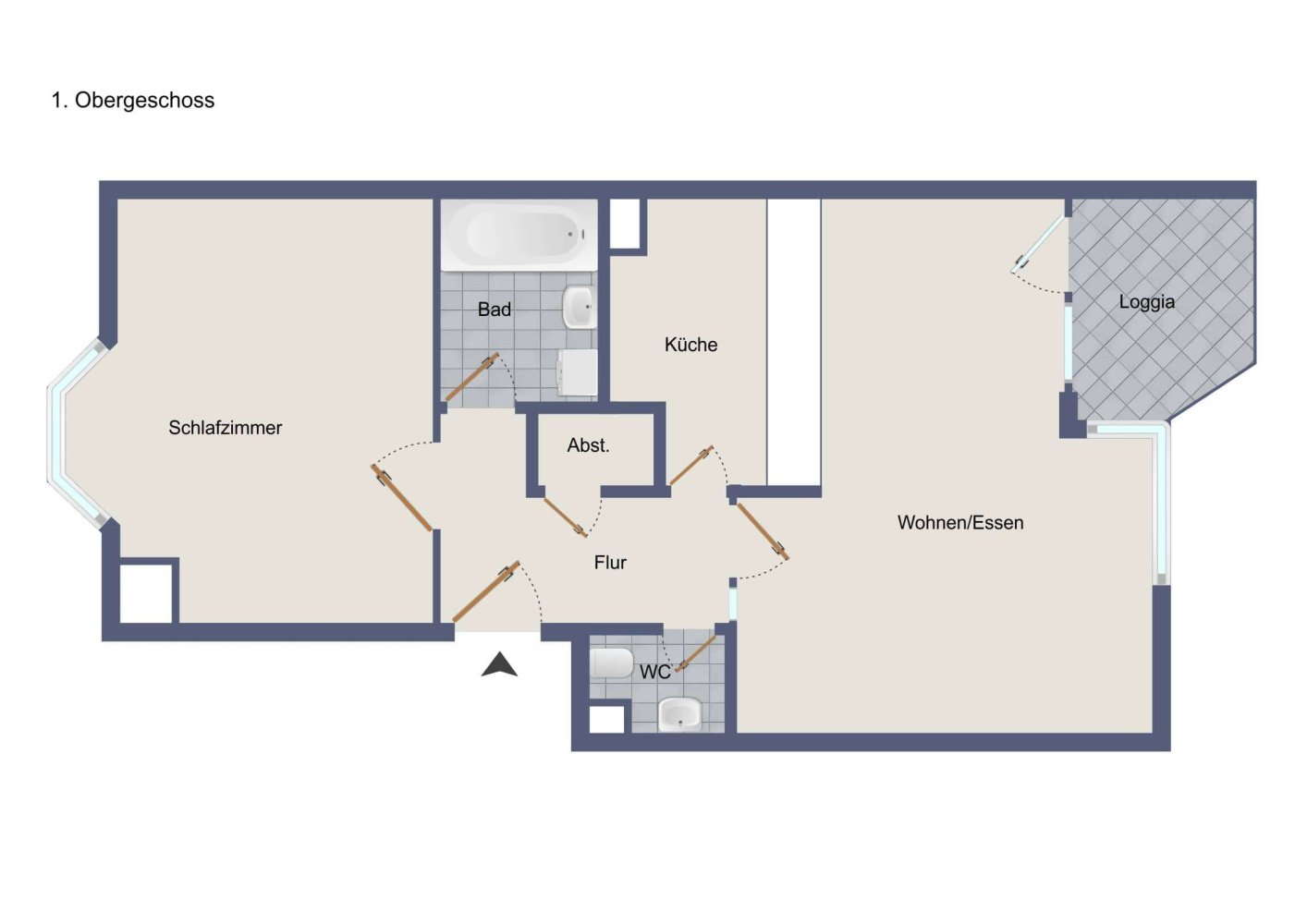 Apartamento de 2 divisões em Stuttgart, Germany N.º 284968