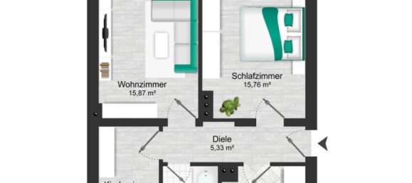 Квартира с 3 комнатами в Саксонская Швейцария — Восточные Рудные Горы, Германия № 225216 9