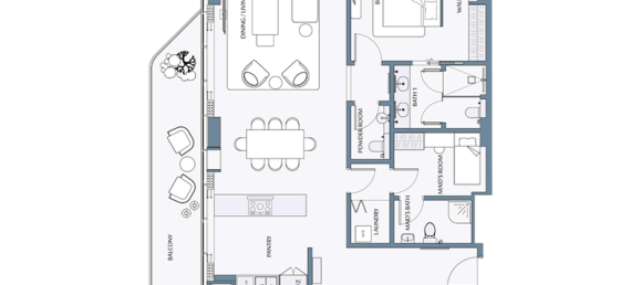 Apartamento de 1 dormitorio en Mina Al Arab, UAE No. 121355 13