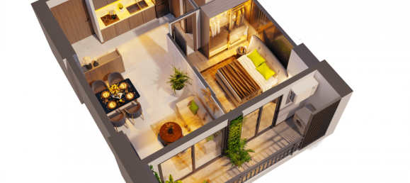 1 bedroom Condo in Midori Park The Glory Thu Dau Mot, Vietnam No. 20286 2