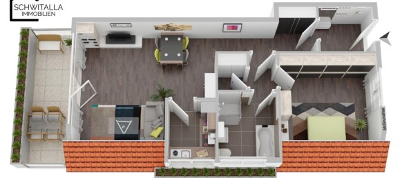 1 Schlafzimmer Wohnung in Märkischer, Germany, Nr. 336613 13