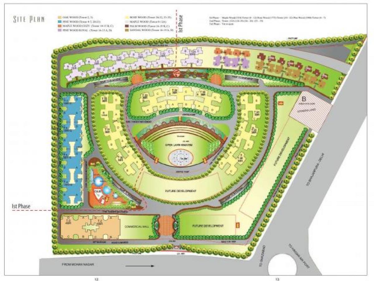 Casa de 2 dormitorios en Ghaziabad, India No. 55142