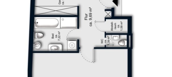 2-Zimmer Wohnung in Bremen, Germany, Nr. 51216 12