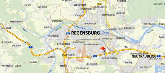 Квартира с 1 спальней в Регенсбург, Германия № 371131 19