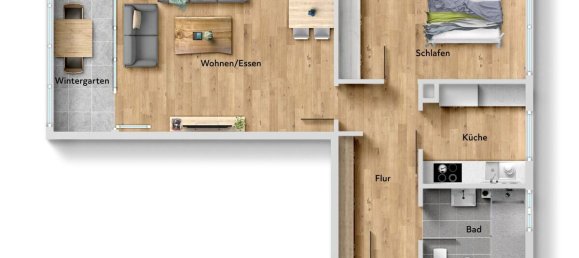 Квартира с 1 спальней в Регенсбург, Германия № 371131 18