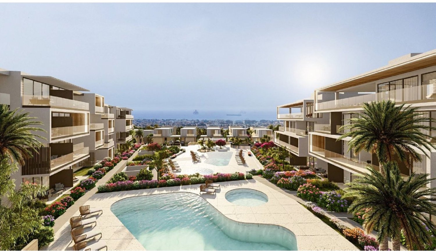 Квартира с 2 спальнями в Агиос Афанасиос, Кипр № 30257