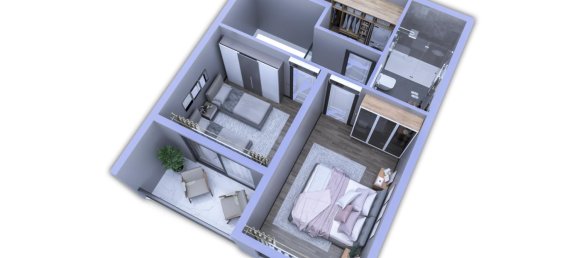 Penthouse 2+1 à Gazipasa, Turkey No. 22849 18